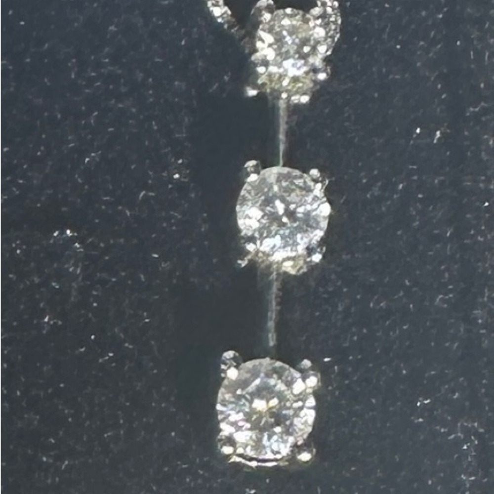 Diamond Three Stone Pendant